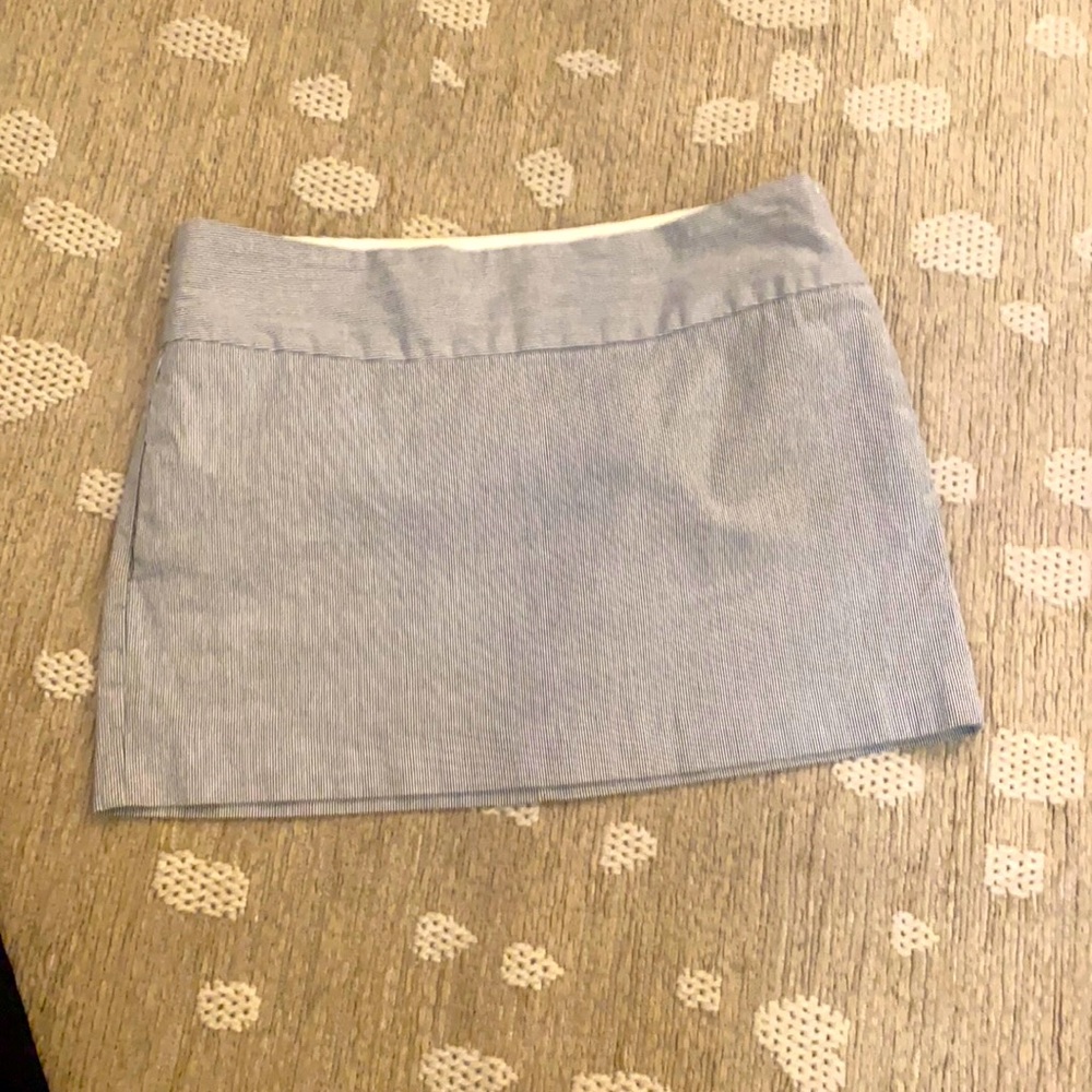 Seersucker Mini Skirt - size 4